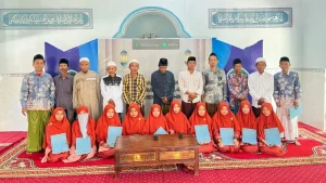 Foto bersama calon guru tugas santri putri