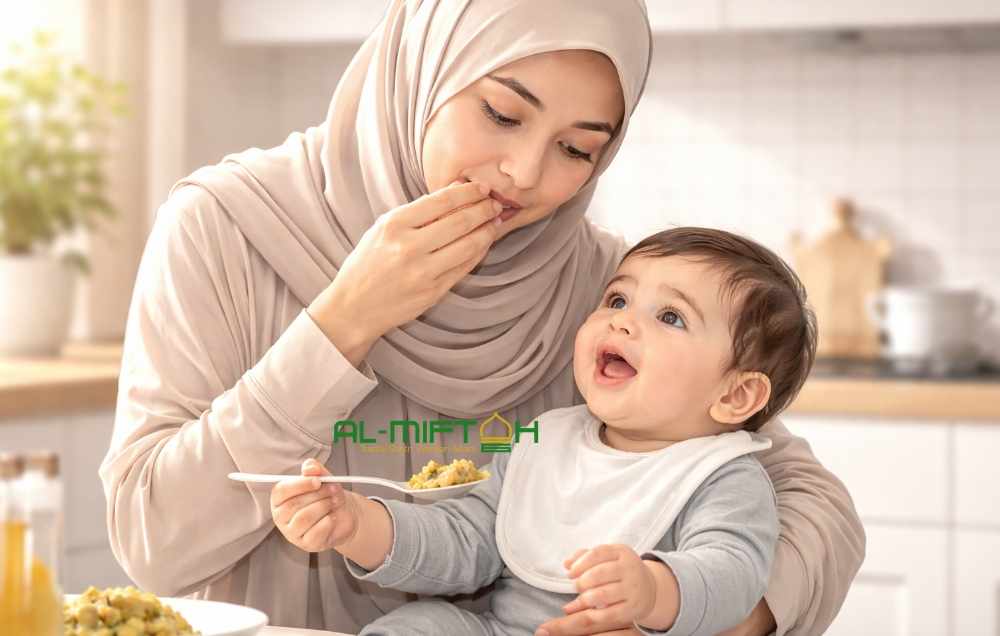 hukum ibu mengunyah makanan bayi saat puasa