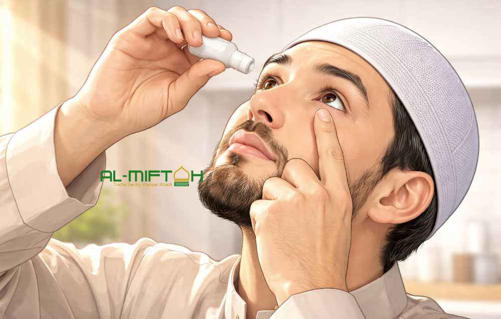 Hukum Memakai Οbat Τetes Mata Saat Puasa